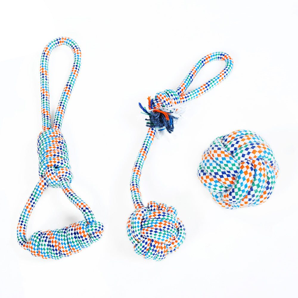 Skylight (alpha) Rope Toy Series Skylight (alpha) Rope Toy Series Product information: Category Dog Toy Product Name Rope Toy Series Company Name Skylight (alpha) (Imports) Sub-Category Rope Toy Material Cotton Variations - Ball - Rope Other SKU SC-0001-000 Item# DS-SKLC-0010