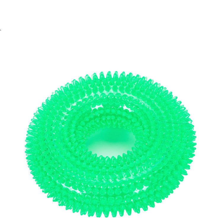 Skylight (alpha) Pet Toy Bite Resistant Sounding Toy Ball Skylight (alpha) Pet Toy Bite Resistant Sounding Toy Ball Product Information: Category Pet Plastic Sounding Doughnut Ball Material Plastic. TPR Size Medium / Small Color Blue, Green, Orange, Purple Other Passed: EN71-1/-2/-3, AMST international environmental protection test