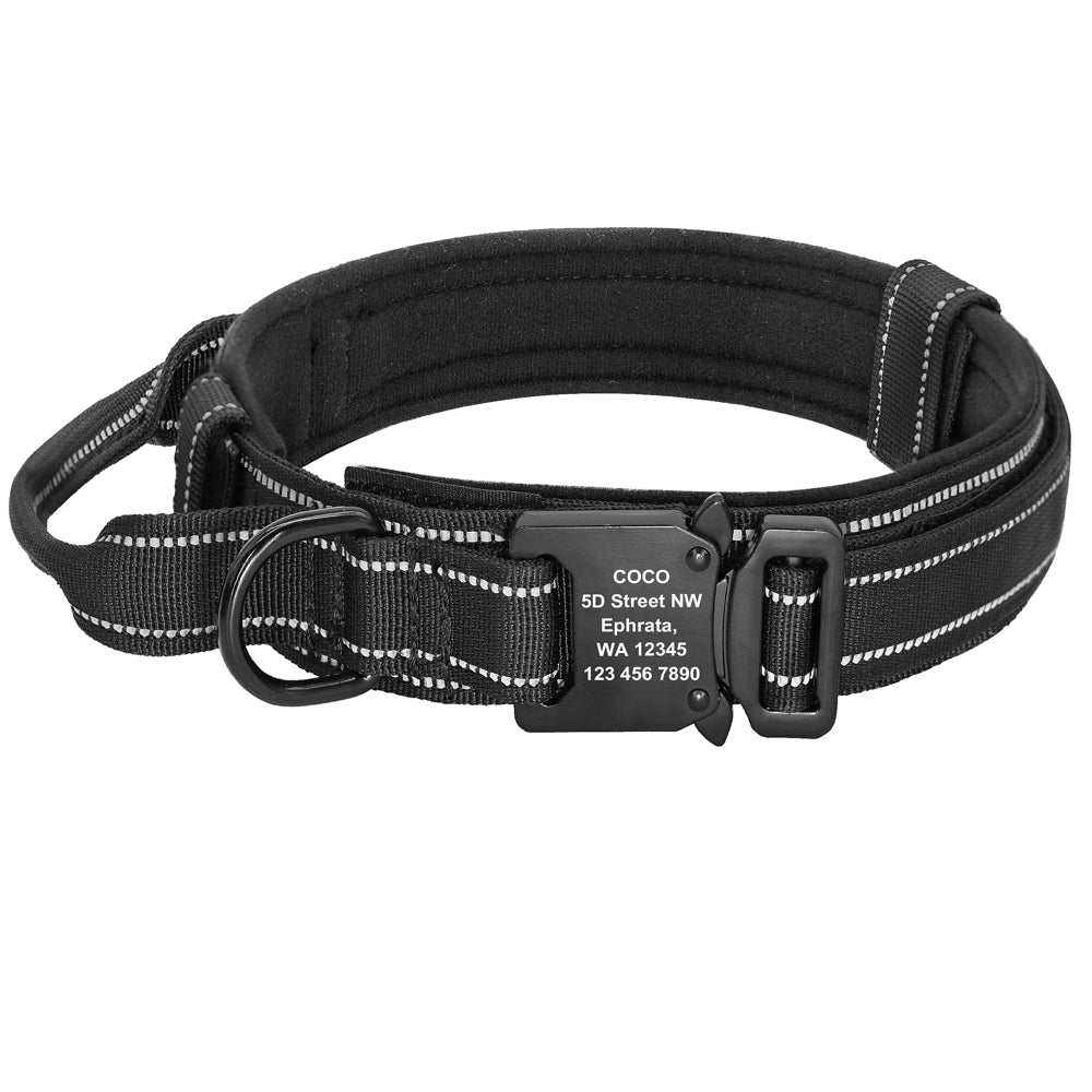Skylight (alpha) Heavy-Duty Dog Collar Skylight (alpha) Heavy-Duty Dog Collar Product information: Category Dog Collar Product Name Heavy-Duty Dog Collar Company Name Skylight (alpha) (Imports) Sub-Category Material Nylon Size Size Length Width M 14.2in -18.9in (36cm - 48cm ) 1.5in (3.8cm) L 16.5in -21.3in (42cm - 54cm ) 1.5in (3.8cm) XL 19.7in -24.4in (50cm - 62cm ) 1.5in (3.8cm) ** Color Black, Green, Yellow, Pink Other SKU SA-0001-000 Item# DS-SKLA-0010