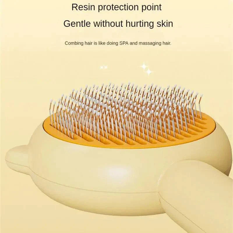 Key Hair Removal Cleaning Brush - Massage Grooming for Pets
