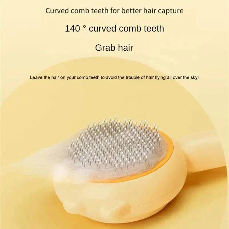 Key Hair Removal Cleaning Brush - Massage Grooming for Pets