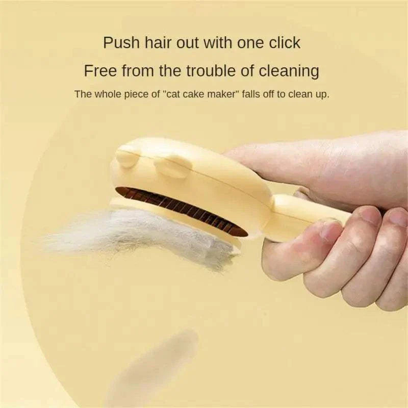 Key Hair Removal Cleaning Brush - Massage Grooming for Pets