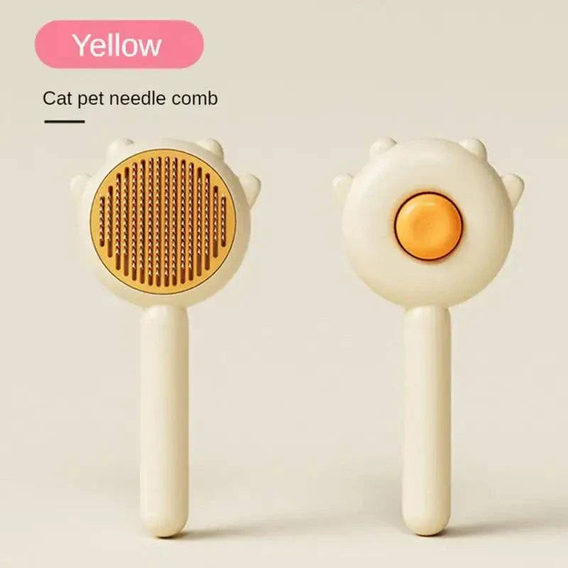 Key Hair Removal Cleaning Brush - Massage Grooming for Pets