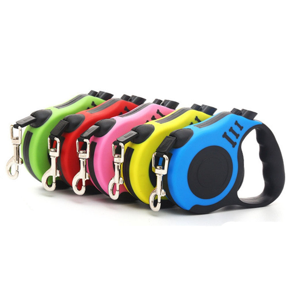 Skylight (charlie) Basic Retractable Dog Leash w/ Bone Pattern