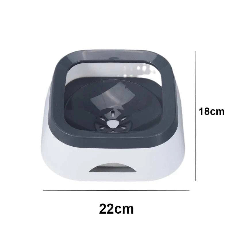 Pet Anti-splash Water Bowl - 1L Large Capacity Dog Drinker