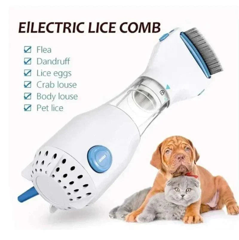 Electric Pet Bug Remover for Dogs and Cats - Flea Removal Tool