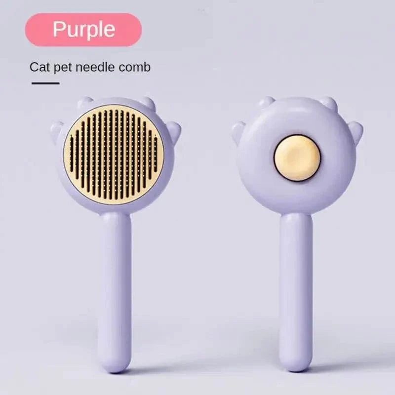Key Hair Removal Cleaning Brush - Massage Grooming for Pets
