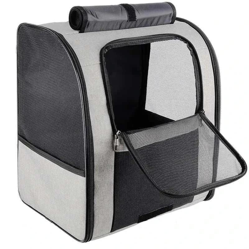 Pet Cat Backpacks Breathable Outdoor Cat Carrier Bag Travel