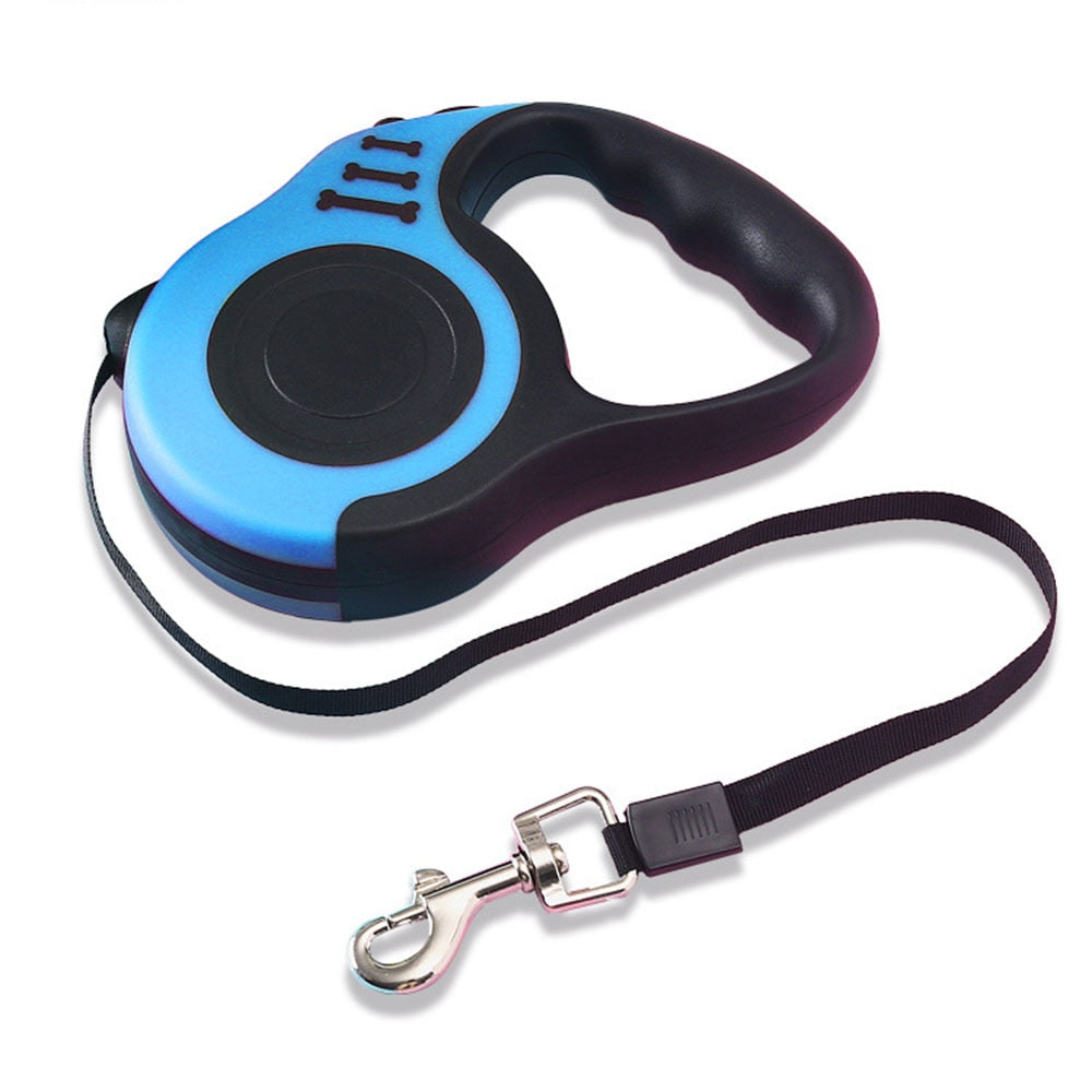 Skylight (charlie) Basic Retractable Dog Leash w/ Bone Pattern