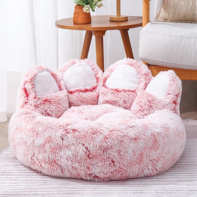 Large Plush Paw Bed