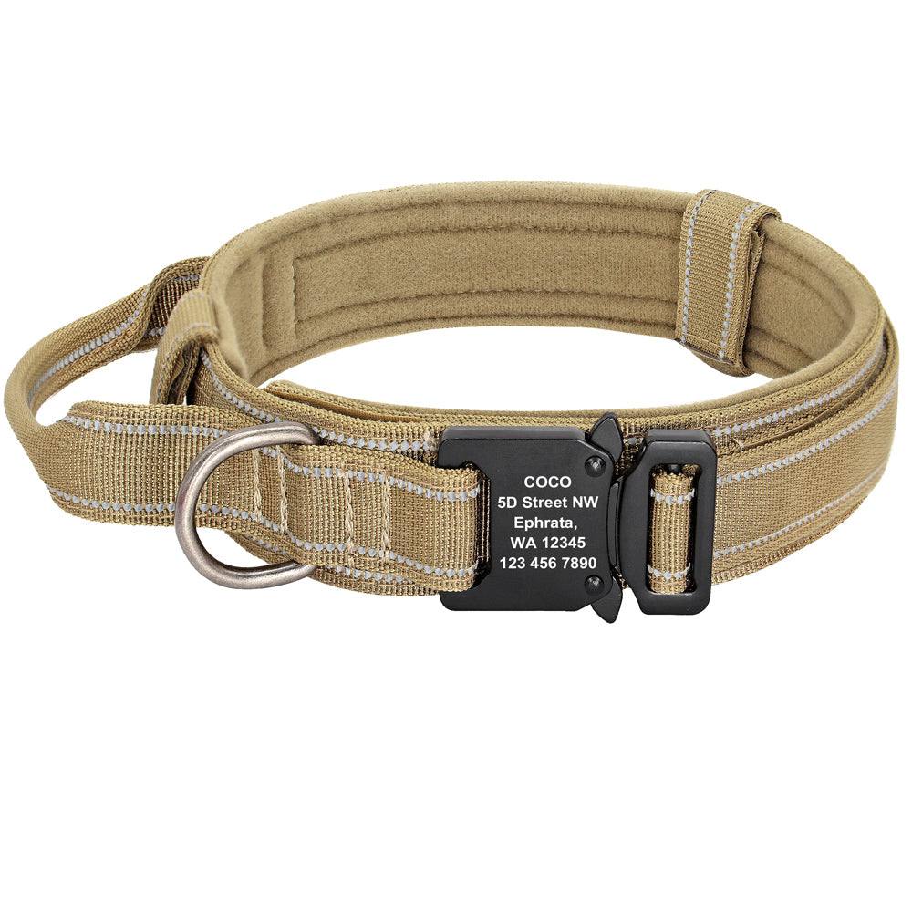 Skylight (alpha) Heavy-Duty Dog Collar Skylight (alpha) Heavy-Duty Dog Collar Product information: Category Dog Collar Product Name Heavy-Duty Dog Collar Company Name Skylight (alpha) (Imports) Sub-Category Material Nylon Size Size Length Width M 14.2in -18.9in (36cm - 48cm ) 1.5in (3.8cm) L 16.5in -21.3in (42cm - 54cm ) 1.5in (3.8cm) XL 19.7in -24.4in (50cm - 62cm ) 1.5in (3.8cm) ** Color Black, Green, Yellow, Pink Other SKU SA-0001-000 Item# DS-SKLA-0010