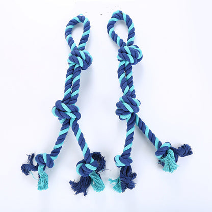 Skylight (charlie) Multiple Knot w/handle Rope Toy