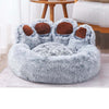 Large Plush Paw Bed