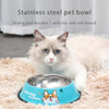 Pet Bowl Stainless Steel Color Decal Non-slip Durable Feeder