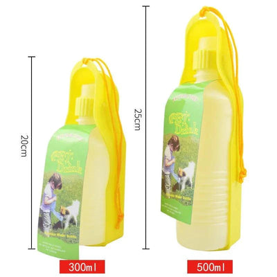 Pets Outdoor Drinking Dispenser Portable - Water Bottle & Bowl