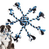 8 legs Rope Toy for Dogs -Durable Ball Knot Design