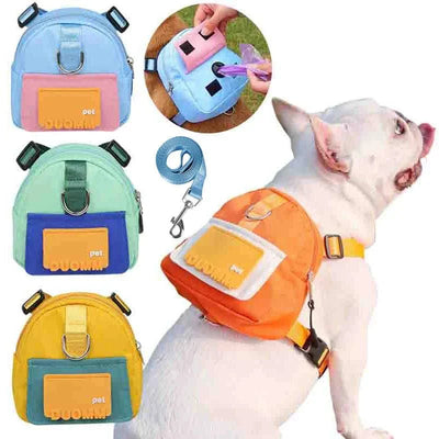 Pet Snack Storage Bag for Dogs - Large Multifunction Backpack