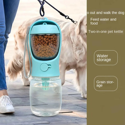 Puppy Pets dogs Feeder Bowl Outdoor Travel Pet supplies