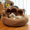 Large Plush Paw Bed