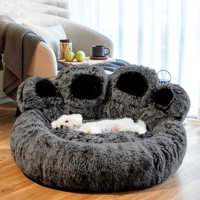 Large Plush Paw Bed